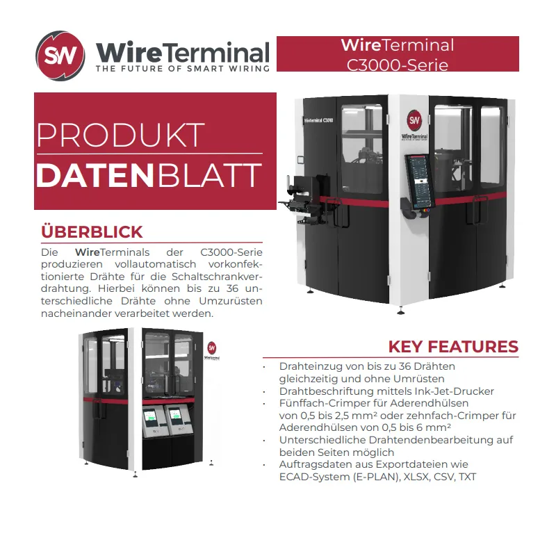 WireTerminal C3000 Serie - produktdatenblatt